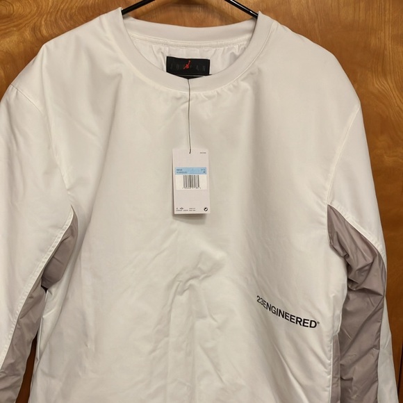 Nike Other - NIKE MEN’S 23 ENGINEERED PULL-OVER. JORDAN. SIZE MEDIUM. OFF-WHITE & TAUPE. NWT